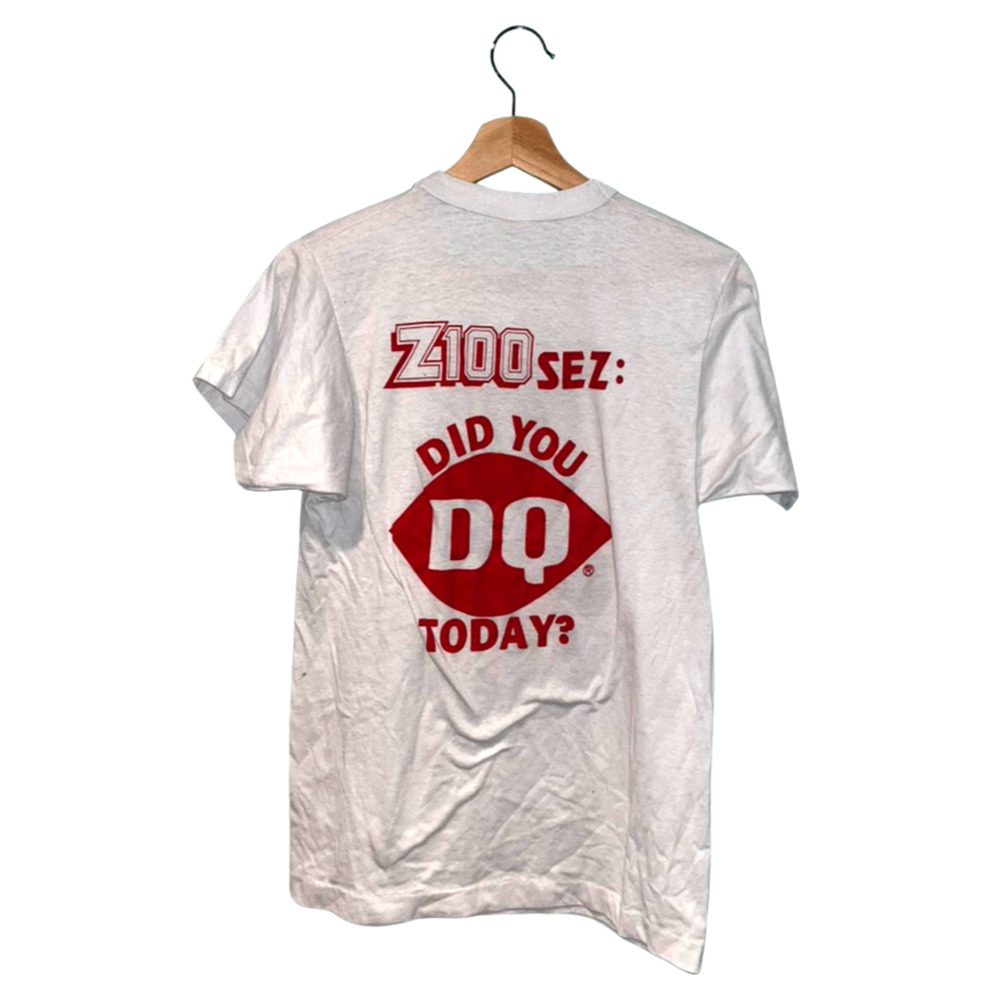 Z100 New York City Master Blaster Dairy Queen Vintage T-Shirt Sz. M RARE - Picture 3 of 10